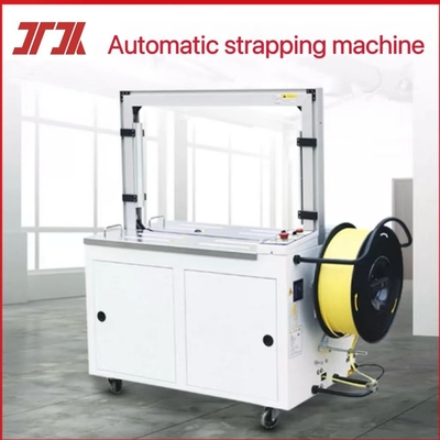 Kartonverpackung Hochgeschwindigkeits-automatische Schreibtischverpackungsmaschine für Bandbreite 9-15 mm und Zugkraft 0-100 kg