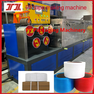 Ausrüstung für Verpackungsteppich aus Kunststoff-Extruder PP-Bindesteppich-Produktionslinie PP-Bindesteppich-Equipment mit 5-19 mm
