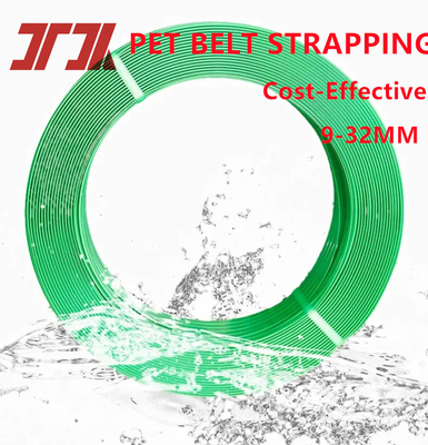 Hochfeste PET-Verpackung mit hellen transparenten Farben und doppelter Prägung 5 mm bis 19 mm Breite für automatische und manuelle Anwendungen