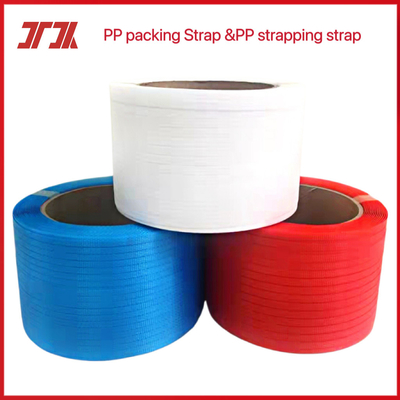 19 mm 16 mm Plastik-PP-Band-Verpackungsgürtel für automatische Verpackungsmaschine mit guter Flexibilität