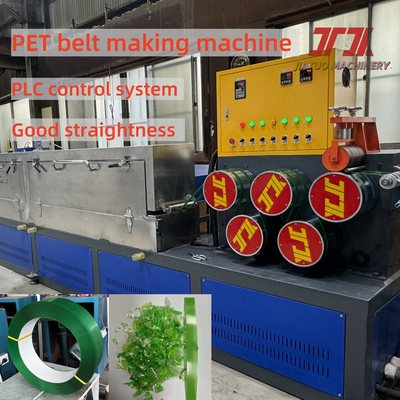 9-32 mm Breite Pet Band Produktionsmaschine zur Herstellung von Hochspannung PET Strapping mit PLC-Speichersystem