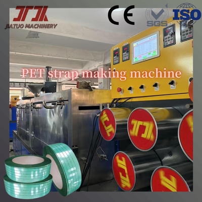 200-950 kg/h Kapazität Neue Produktionslinie für Haustierband mit automatischem Winder GUOMAO Reduktor