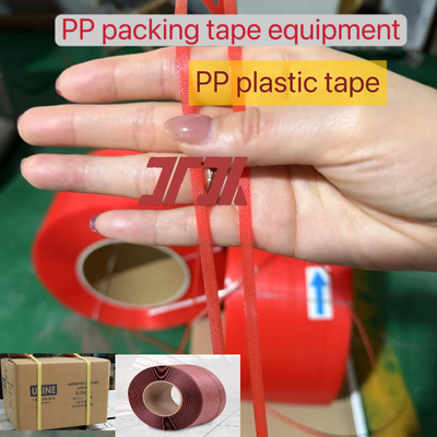Hochgeschwindigkeits-Extruder 5-19mm PP-Verpackungsband-Produktionslinie PP-Umreifungsanlage für geringe Ausfallrate und einfache Bedienung