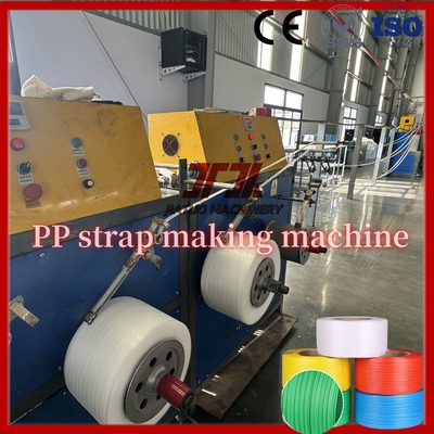 5-19 mm Breite GUOMAO Reduktor PP Bandmachmaschine mit PLC-Steuerung Speichersystem und automatischem Winder