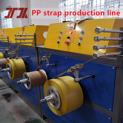 100% recyceltes Material und Polypropylen PP-Bandherstellungsmaschine mit GUOMAO-Motor