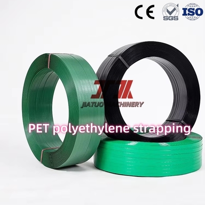 9-32 mm angepasstes Polyesterband Grünes PET-Kunststoff-Verpackungsgürtel