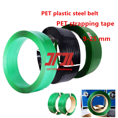 100% PET-Flaschenflocken PET-Verpackungsband PET-Kunststoff-Stahlband PET-Verpackungsband für Ziegelfabriken