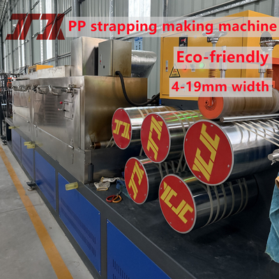 5-19mm breite JiaTuo Polypropylen PP-Bandherstellungsmaschine mit Non-Stop-Siebwechsler