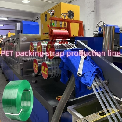 120 kW automatische PET-Streifen-Produktionslinie für industrielle Anwendungen mit 3,5 m2 Filter