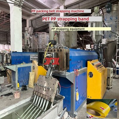 PP-Streifenband Extrusionslinie Kunststoffbandmachmaschine mit PLC-Steuerung