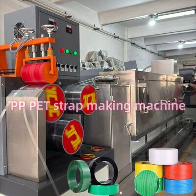 5-19 mm Breite PP PET Strap Produktionslinie mit automatischem Winder und automatischem Bildschirmwechsler
