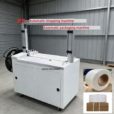 Automatische Hochgeschwindigkeits-Umreifungsmaschine. Automatische Verpackungsmaschine für PP-PET-Umreifungsbänder