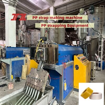 5-mm-PP-Bandherstellungsmaschine PP-Umreifungsbandherstellungsmaschine mit 100 % PP-Propylen