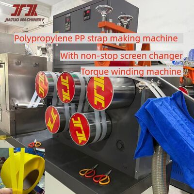 Anpassungsfähige 5-19 mm PP-Gürtel-Produktionslinie mit automatischer Wickelmaschine