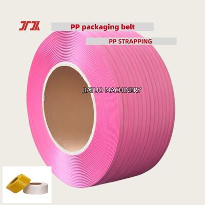 Weiße PP-Verpackungsgürtel aus 12 mm Polypropylen-PP-Gurt für automatische Gurtmaschinen