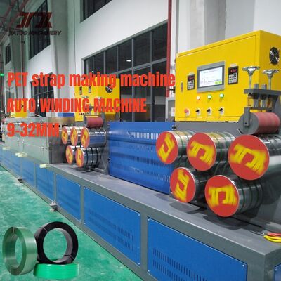 9-32 mm PET-Stahl-Strapper-Produktionsmaschine mit PLC-Steuerung und automatischem Winder