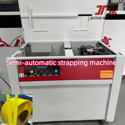 Hochwertige halbautomatische Gurtmaschine mit 60 kg maximaler Spannung und 2,5 Sekunden/Kanal Bindgeschwindigkeit mit Schneider-Kontakter