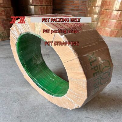 Hochgeschwindigkeits-PET-Umreifungsband 12 mm PET-Umreifungsband PET-Verpackungsband für automatische Umreifungsgeräte