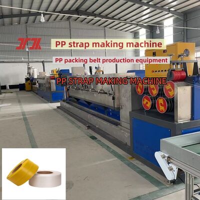 Einstellbare Geschwindigkeit PP-Umreifungsband-Extrusionslinie PP-Gurtmaschine für halbautomatische Wickelmaschine