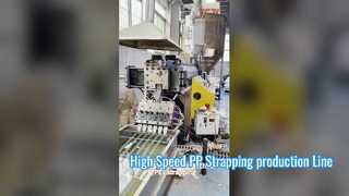High Speed PP Strap making Machine 600kg per Hour Capacity