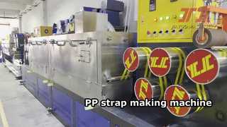 PP-PET-Bandherstellungsmaschine mit SPS-Steuerung sorgt für gute Geradlinigkeit und lange Länge